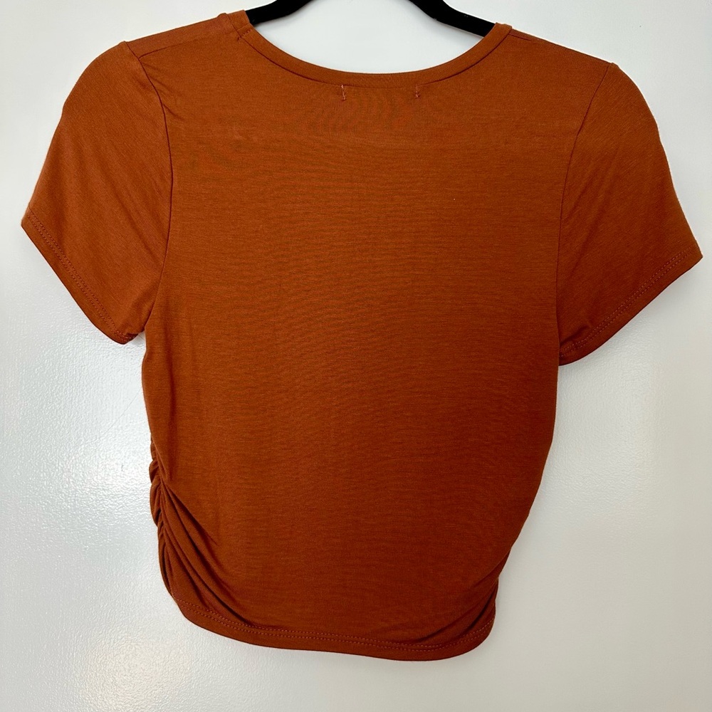Rust Short Sleeve Top - Picture 2 of 2